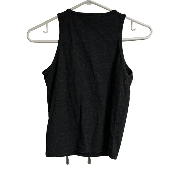 Bella Canvas Kids Charcoal Tank Top with Graphic Colorful Empire Design. Size S - Picture 4 of 7